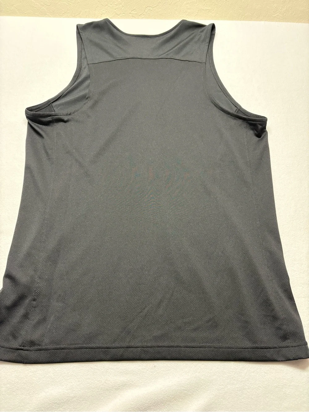Nike Dri-FIT Mens Sleeveless Training Shirt Black V-Neck Gym Tank Top Large